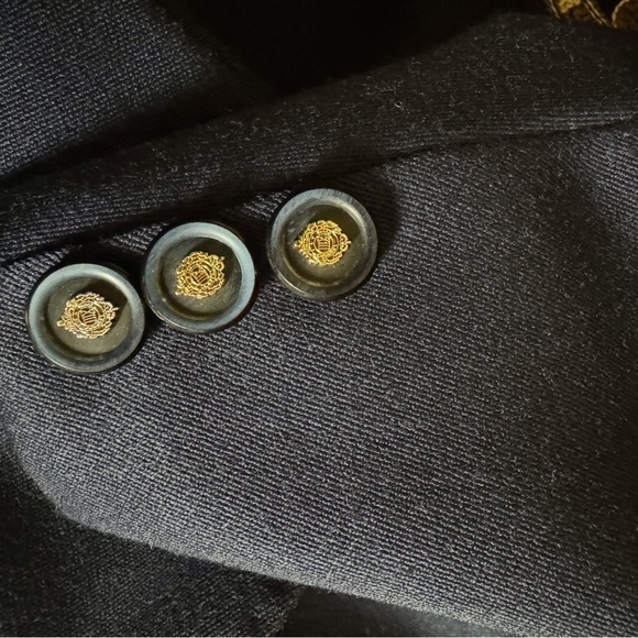 Soul Sheetal navy blue jacket with beautiful embroidery Size Large - Picture 7 of 15